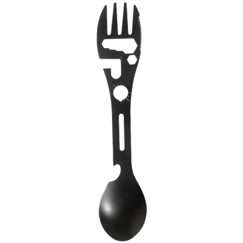 CAMPING Multitool Fork/Spoon black