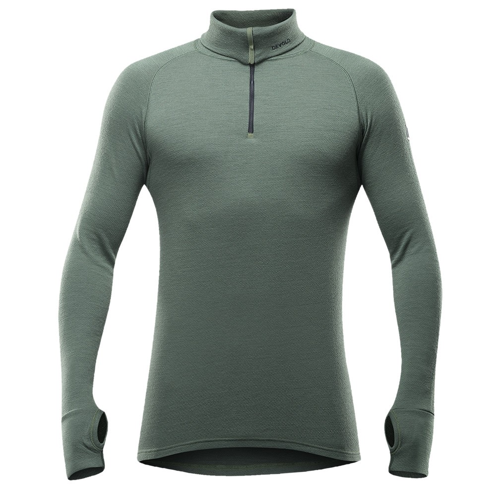 DEVOLD Expedition Merino 235 Zip Neck Man forest