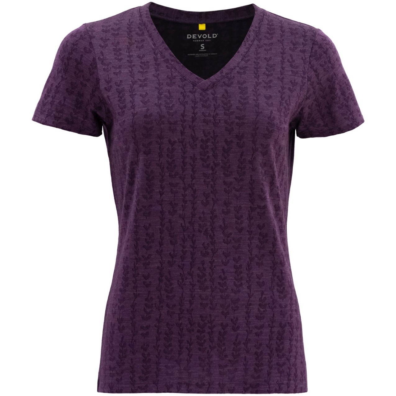 triko DEVOLD Humla Merino 170 Tee Women Lilac