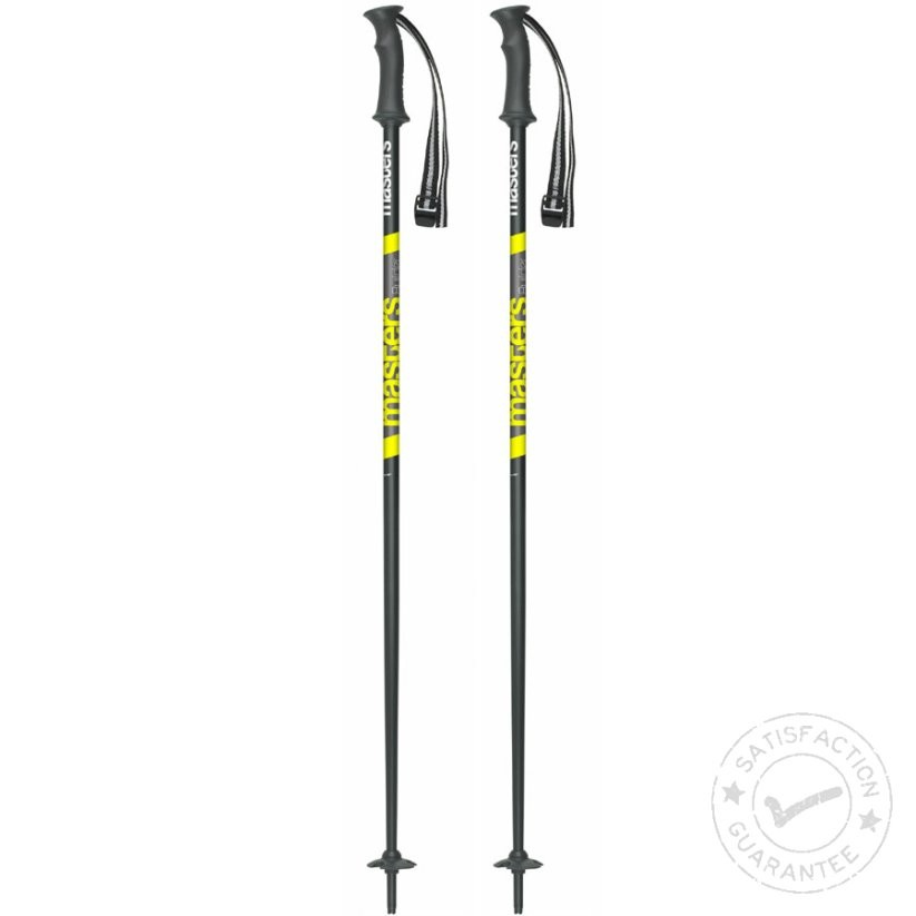 lyžařské hole MASTERS Builder 130cm black-yellow